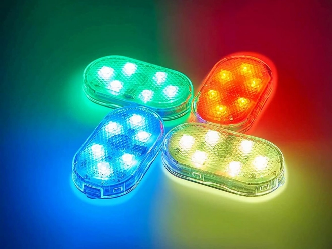 LED RGB oświetlenie wnętrza samochodu - bezprzewodowy dodatek