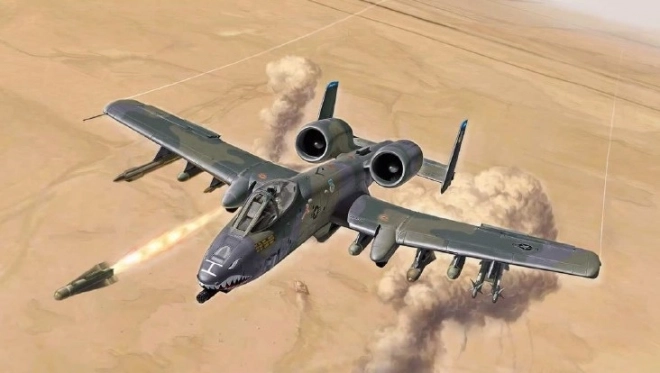 Plastikowy model samolotu Italeri 1/72 A-10 Thunderbolt II Wojna w Zatoce