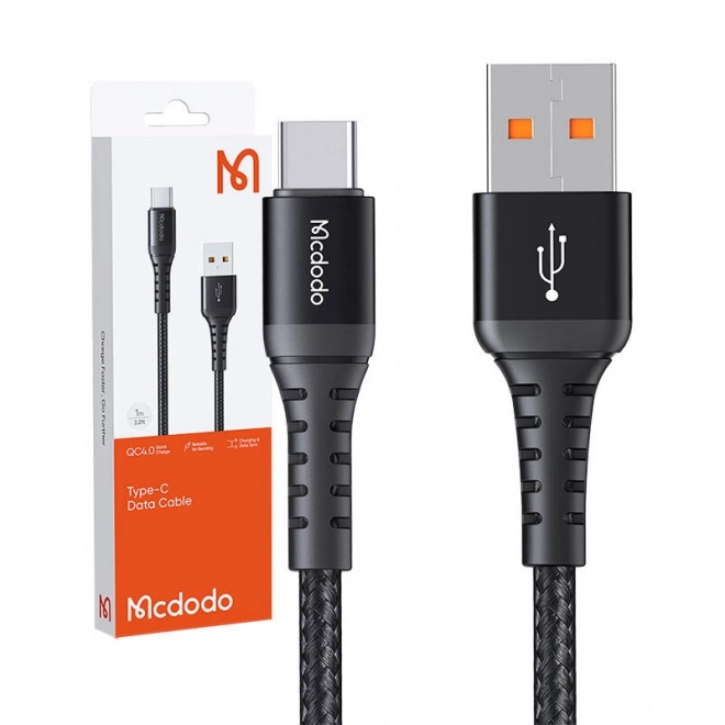 Kabel Mcdodo USB-A do USB-C 60W 3m czarny
