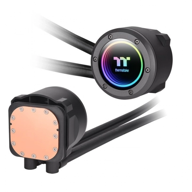 Chłodzenie wodne Thermaltake TH280 V2 ARGB z miedzianym blokiem CPU i dwoma wentylatorami 140mm