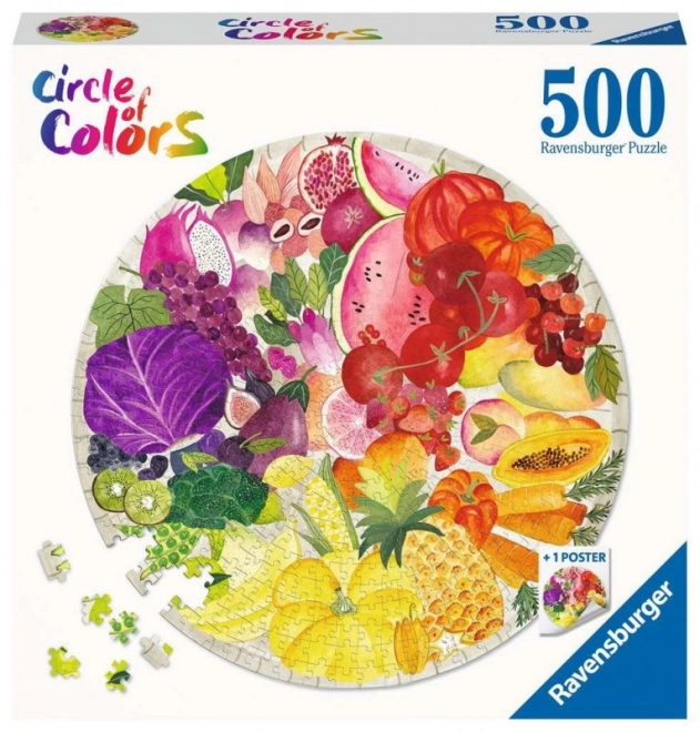 Puzzle Ravensburger owocowa i warzywna symfonia 500 elementów