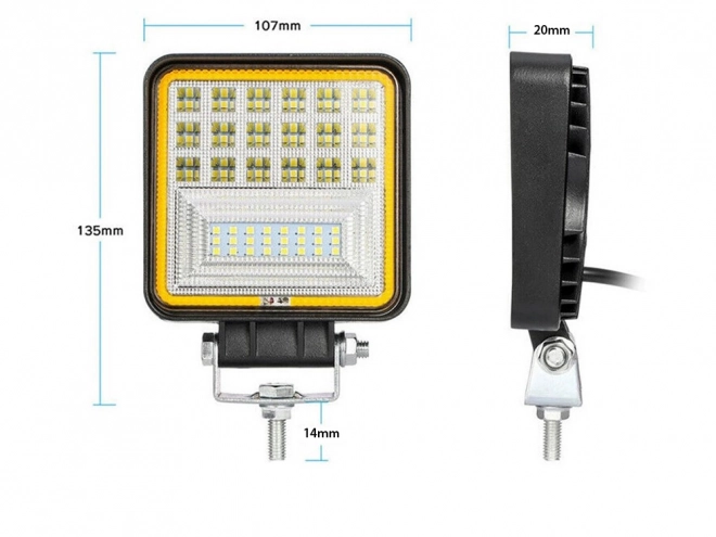 Robocza lampa LED CREE 126W