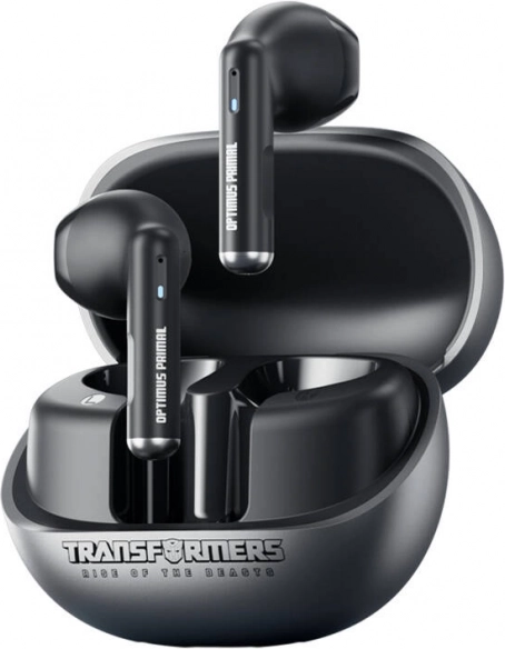 Bezprzewodowe słuchawki true wireless TRANSFORMERS z Bluetooth 5.4, czarne