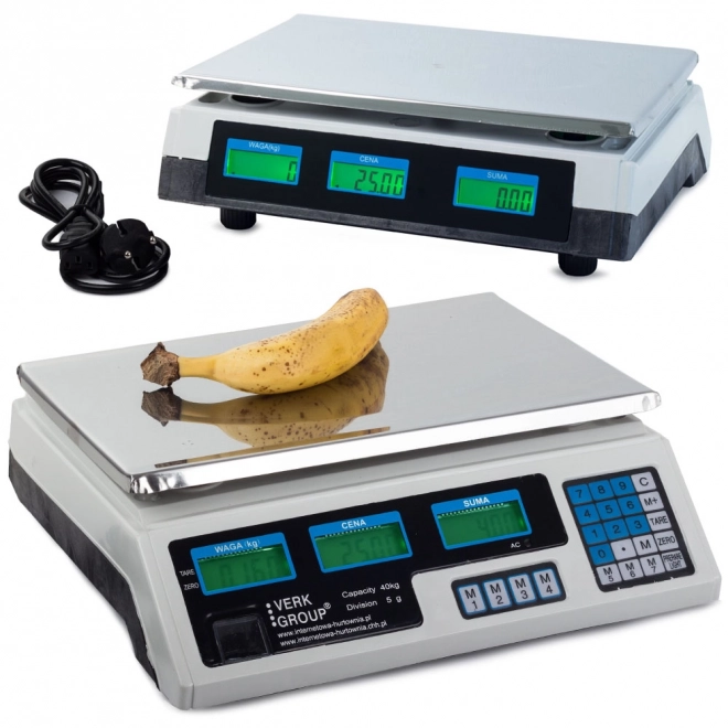 ELEKTRONICZNA WAGA KALKULACYJNA 40kg/2g