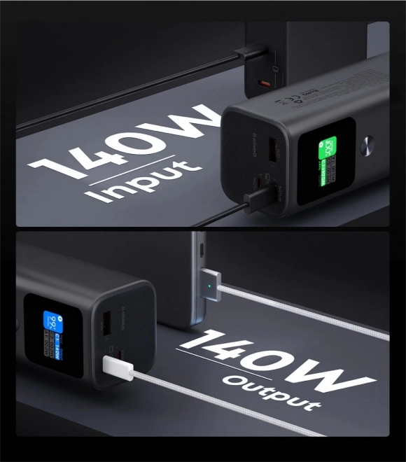 Powerbanka Aukey PB-Y45 26800mAh 140W PD3.1 czarna