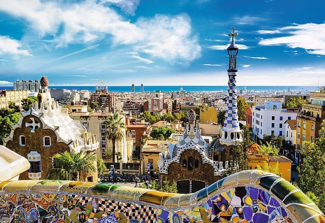 Ikoniczny motyw Parku Güell w Barcelonie