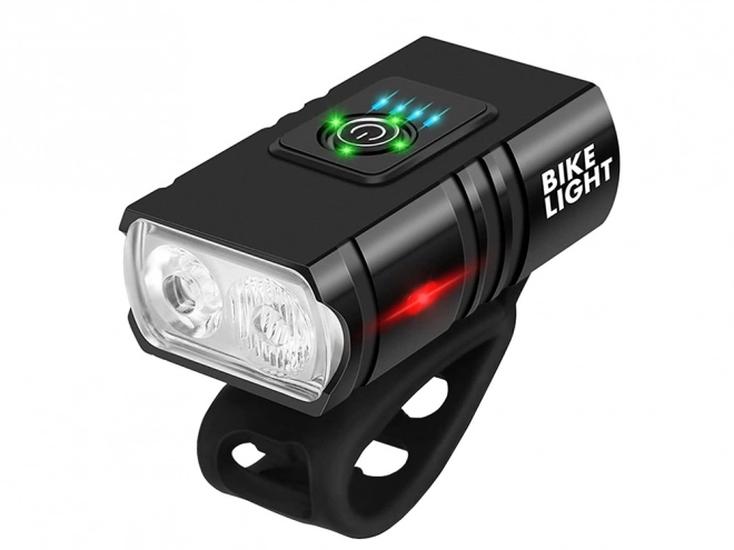 Zestaw lampek LED na rower z ładowaniem USB