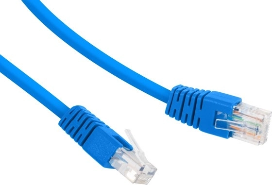 Patch cord kategorii 6 UTP 1 m niebieski