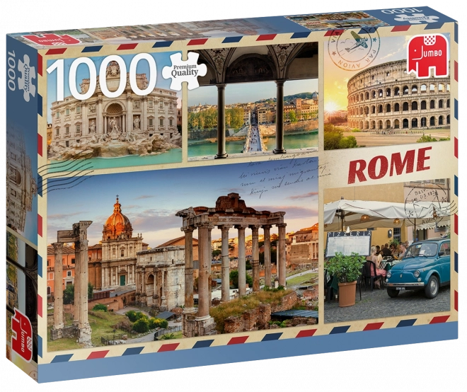 Puzzle Pozdrowienia z Rzymu 1000 elementów