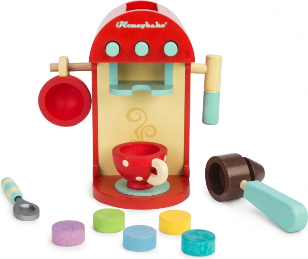 Realistyczna zabawa baristyczna z kapsułami i dźwignią