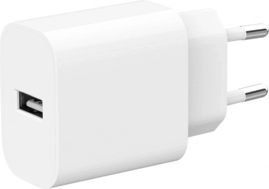 Ładowarka sieciowa USB‑A 2,4 A – biała