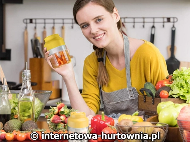 Elektryczny siekacz do czosnku i warzyw