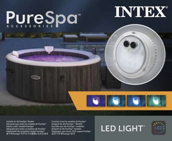 LED światło do jacuzzi wielokolorowe na baterie