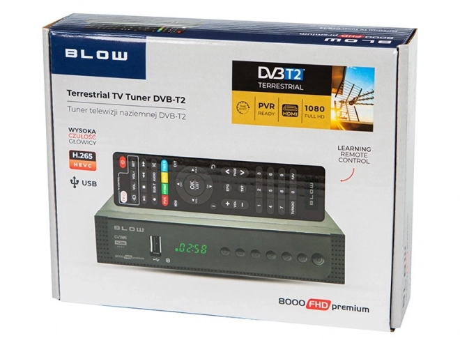 Dekoder tunera DVB-T2 8000FHD Premium