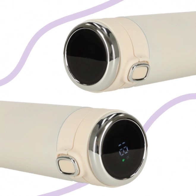 Termokubek z ustnikiem LED 420 ml beżowy