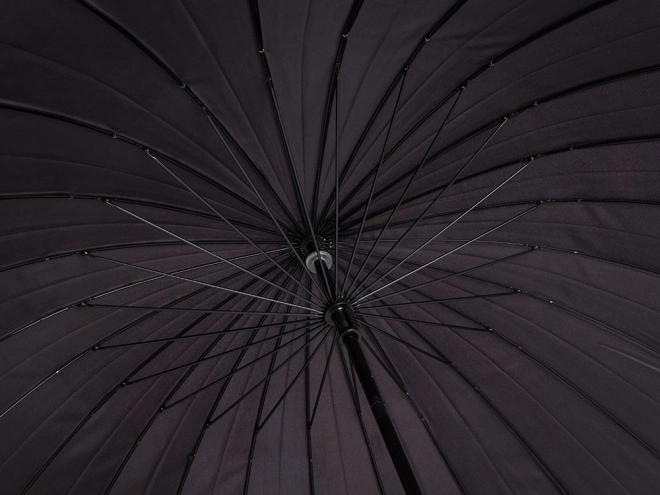 Elegancka czarna parasolka