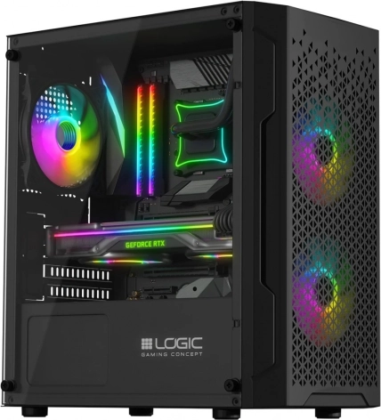 Obudowa komputerowa bez zasilacza Logic Aramis ARGB MINI USB 3.0