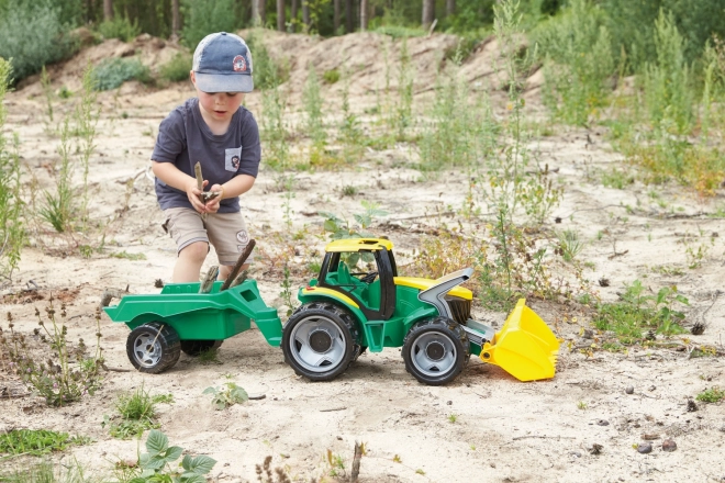 Traktor z łyżką i przyczepą 90 cm
