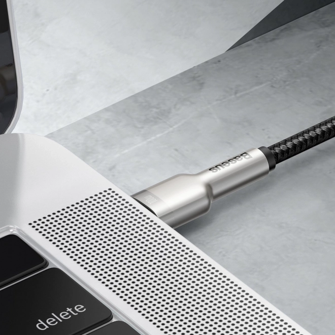 Kabel USB-C do USB-C Baseus Cafule 100W, 2m czarny