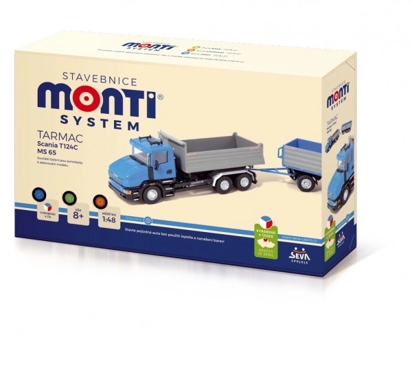 Zestaw Monti System MS 65 Scania Tarmac 1:48 w pudełku 32x20,5x7,5cm