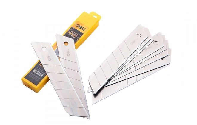 Nóż 25 mm 10 szt. głowica nożowa Deli Tools EDL-DP05 (srebrna)