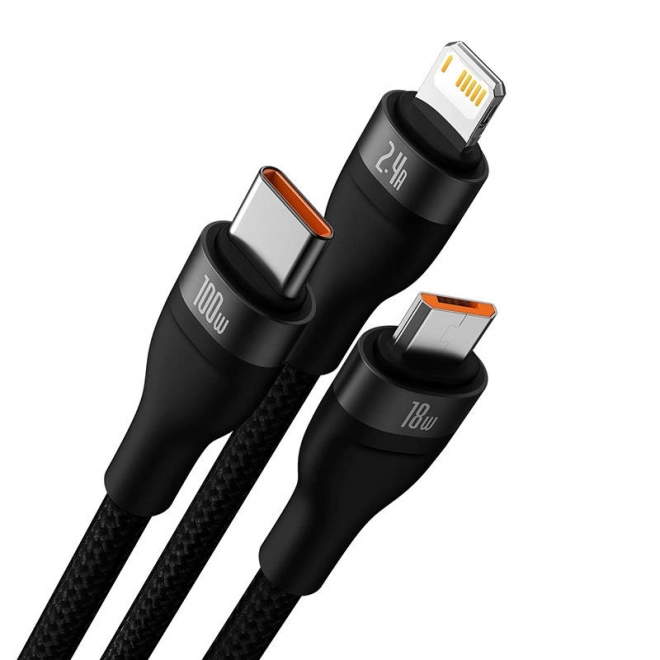 USB kabel Baseus Flash Series 3w1
