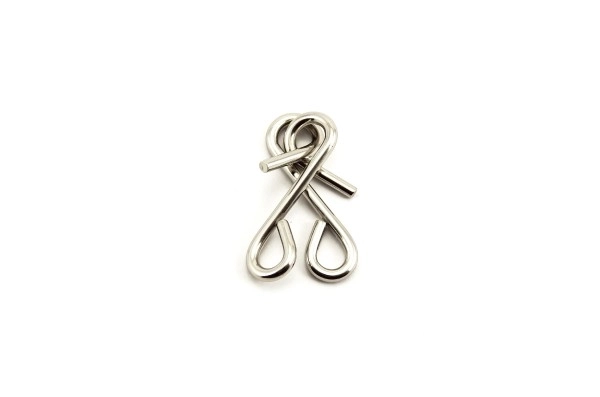 Łamigłówka z metalu mix rodzajów w pudełku 5x5cm