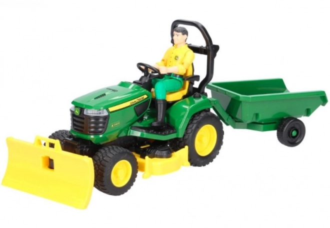 Bruder Traktor Ogrodowy John Deere X949 z Ogrodnikiem