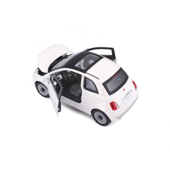Bburago 1:24 Fiat 500 (2007) Biały