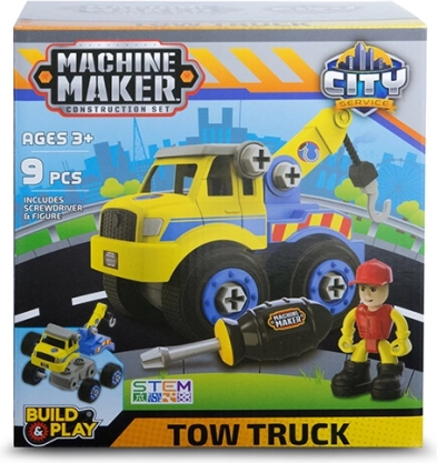 Klocki konstrukcyjne pojazdów CITY SERVICE Machine Maker dla dzieci