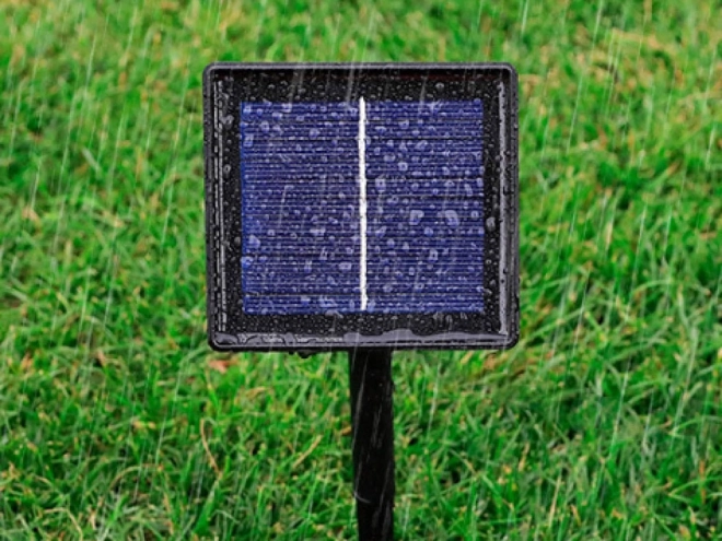 Solarny wielobarwny girlanda ogrodowa z LED