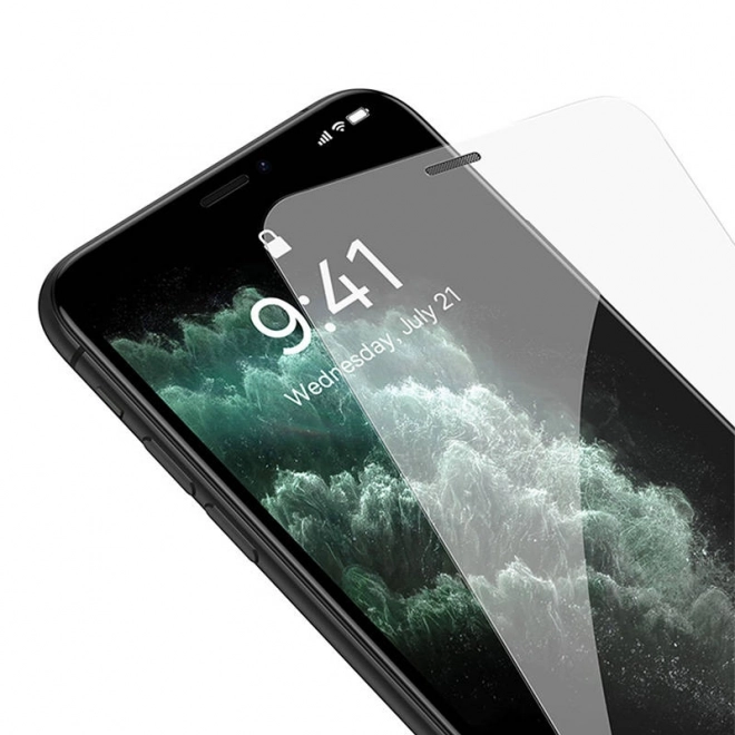 Baseus Crystal hartowane szkło 0,3 mm dla iPhone X/XS