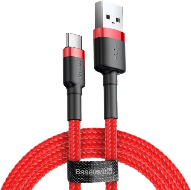 Baseus Cafule kabel USB‑C 2 m czerwony