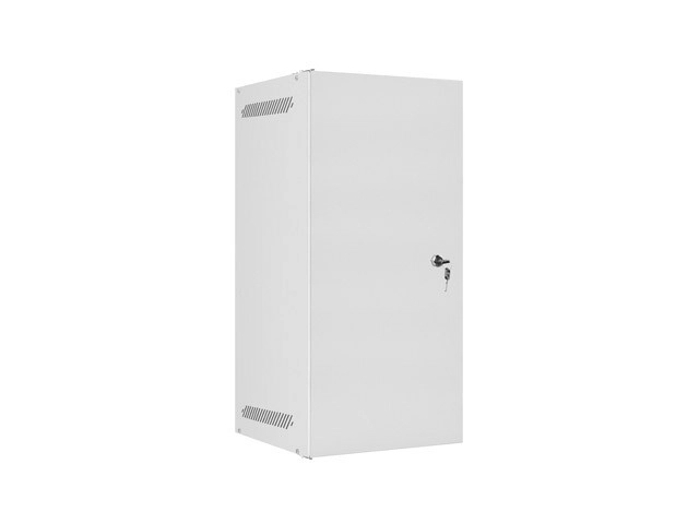 Szara szafka ścienna LANBERG 10U 280x310