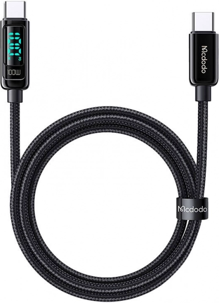 Kabel USB‑C Mcdodo 100W 1,2 m czarny