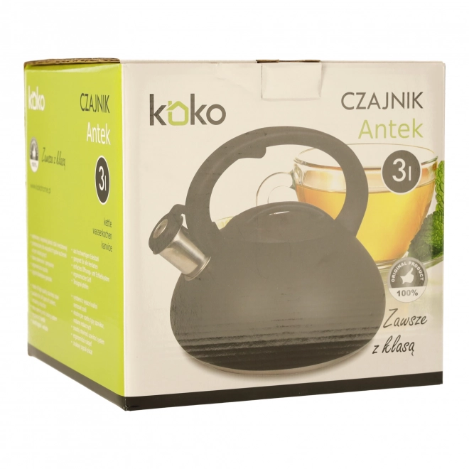 KOKO ANTEK czajnik 3l czarny