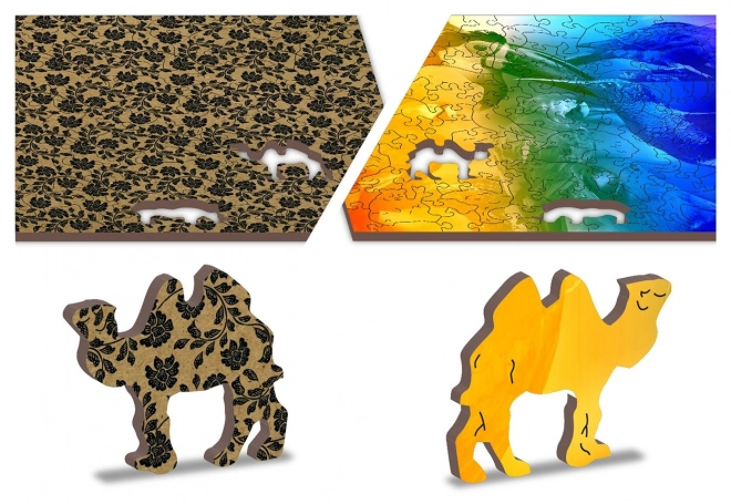 Drewniane puzzle Ptasie królestwo