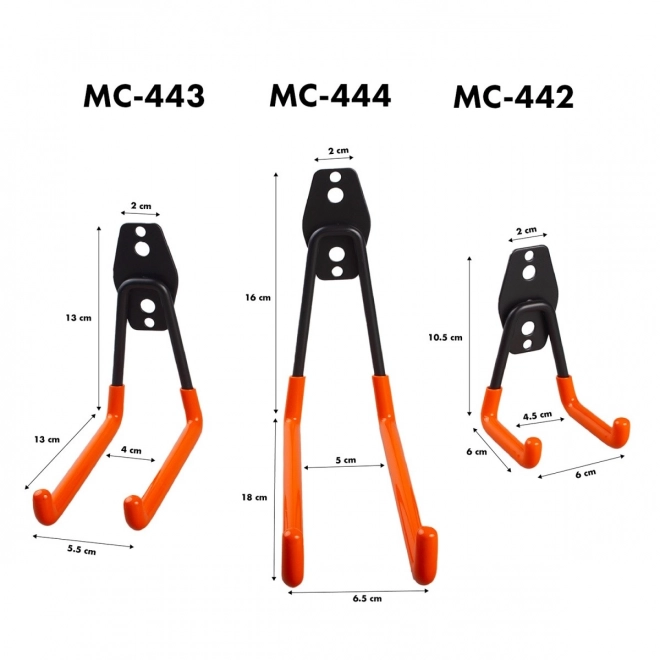 Uchwyt ścienny garażowy 50 kg MC-443