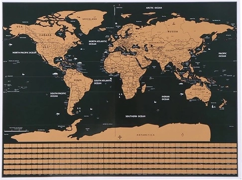 Mapa zdrapka