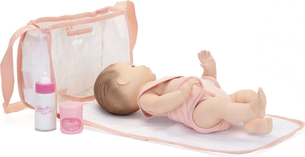 Petitcollin zestaw do przewijania dla lalek z torebką 2w1