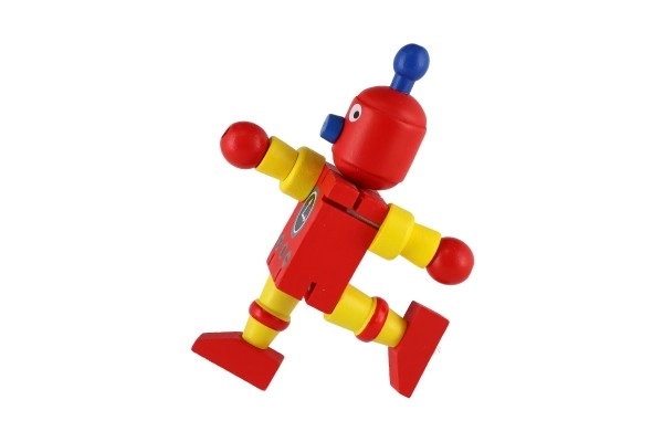 Robot drewniany 12cm od 18 miesięcy - 1 sztuka