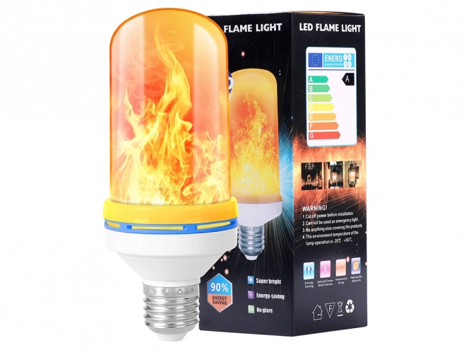 Żarówka LED z efektem żywego płomienia E27 9W