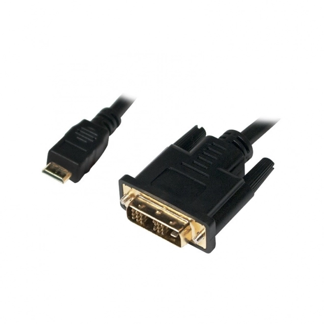 Kabel mini HDMI na DVI-D 2m czarny