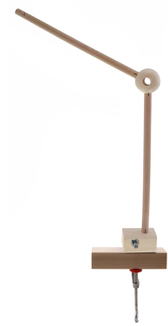 Hess mobilny uchwyt z naturalnego drewna