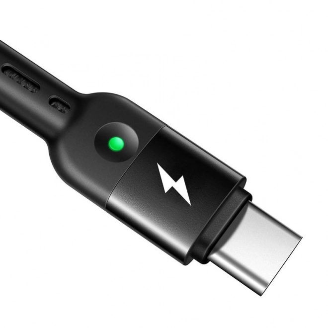 Sprężynowy kabel USB do USB-C Mcdodo Omega CA-6420 1,8 m (czarny)