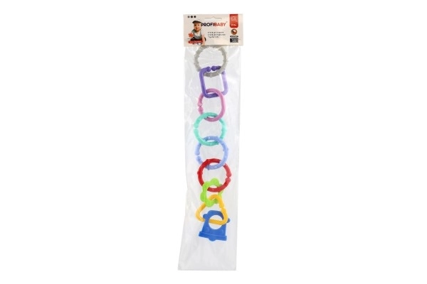Łańcuch/bariera 8 kształtów plastik w woreczku 11x48x3cm 0m+