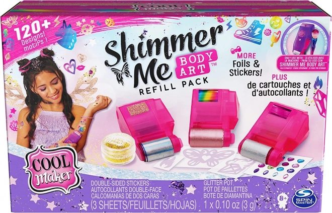 Zestaw uzupełniający do tatuażu Cool Maker Shimmer Me