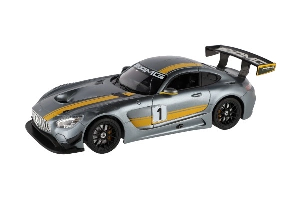 Auto RC Mercedes AMG GT3 plastikowy 35cm 2,4GHz na zdalne sterowanie na baterie w pudełku 44x18x23cm