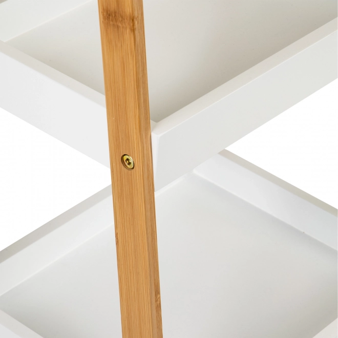 Biblioteczka z 3 półkami bambusowy stelaż ModernHome