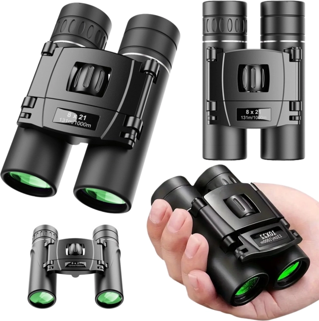 Kompaktowa lornetka kieszonkowa 8×21 z etui